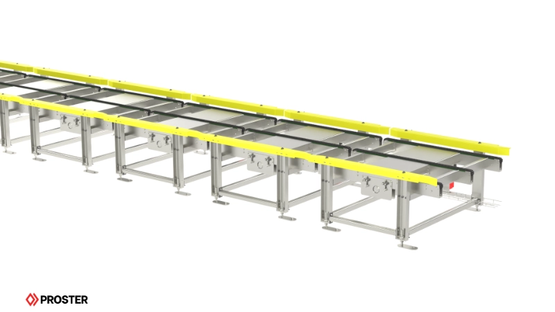 system przenośnik łańcuchowy wysoki 3d model
