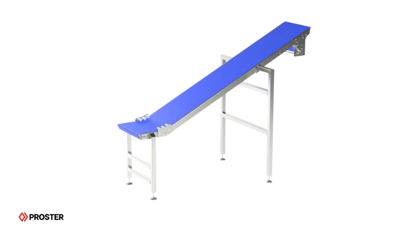 przenośnik taśmowy wznoszący 3d model