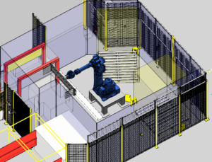 symulacje robota przemysłowego