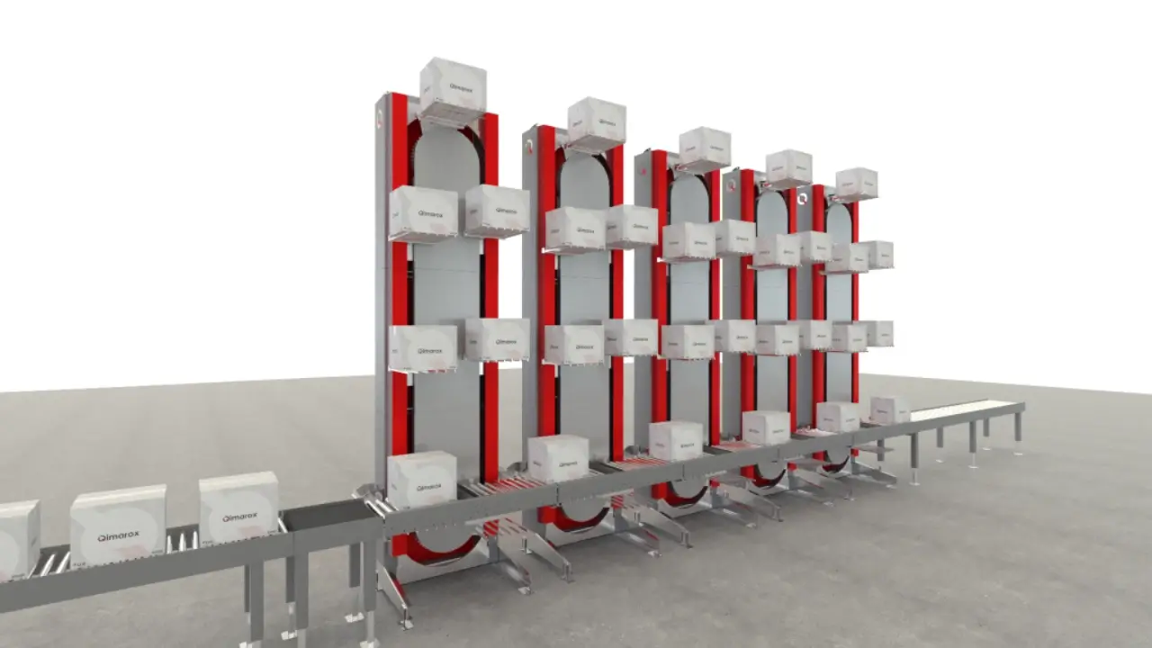 układ przenośników pionowych prorunner mk5