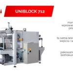 MIMI UNIBLOCK 712; maszyna do pakowania w folię termokurczliwą