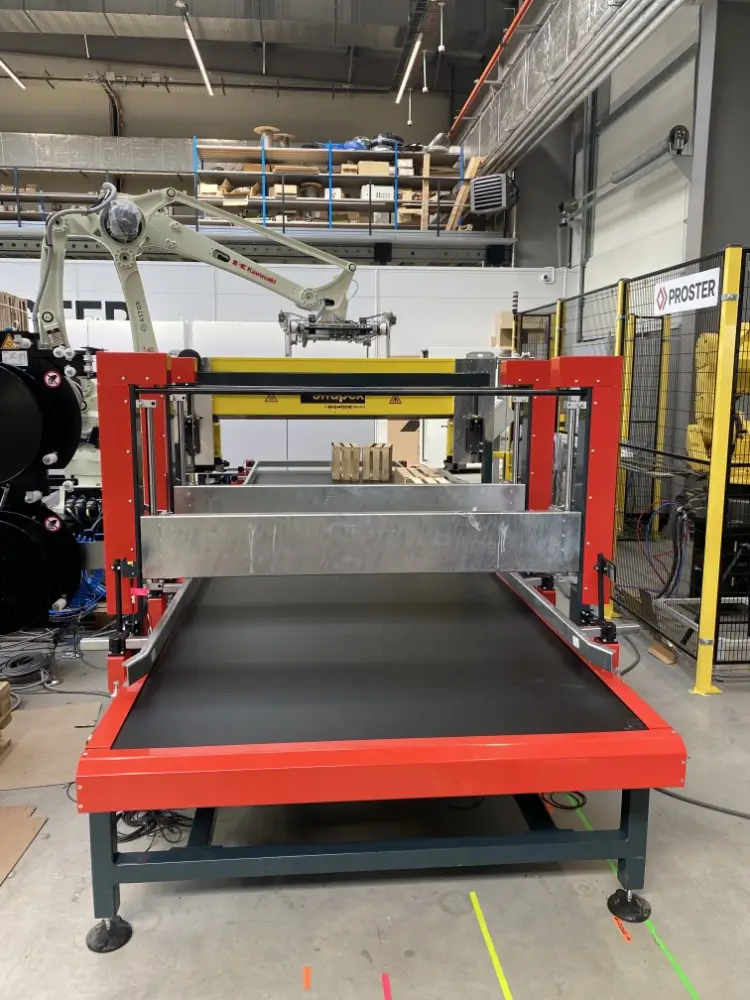 przenośniki taśmowe na skrzynki na owoce i warzywa