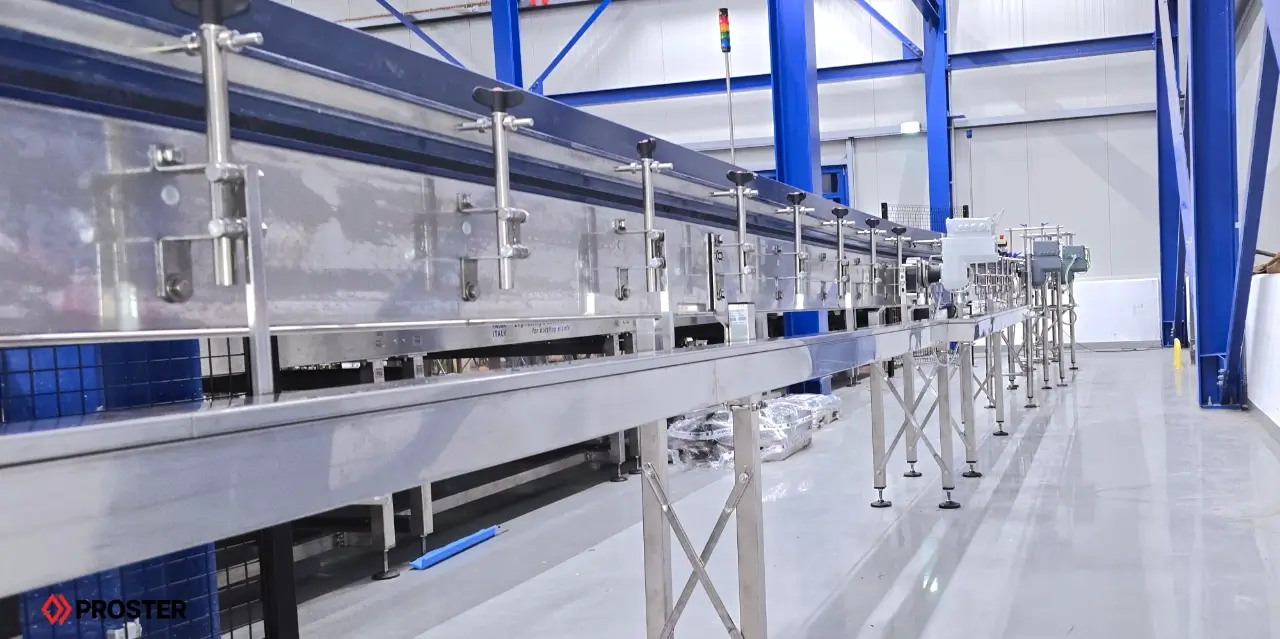 przenośniki butelek szerokie