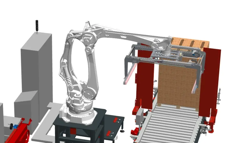 robot przemysłowe 3d